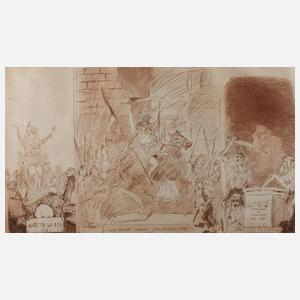 Prof. Alfred Hrdlicka, großformatige Radierung