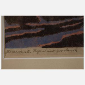 Elfriede Jungk, "Schneeschmelze in Oberstdorf"