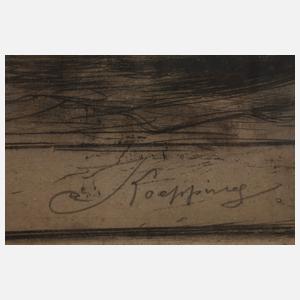 Prof. Karl Koepping, Stehender Frauenakt