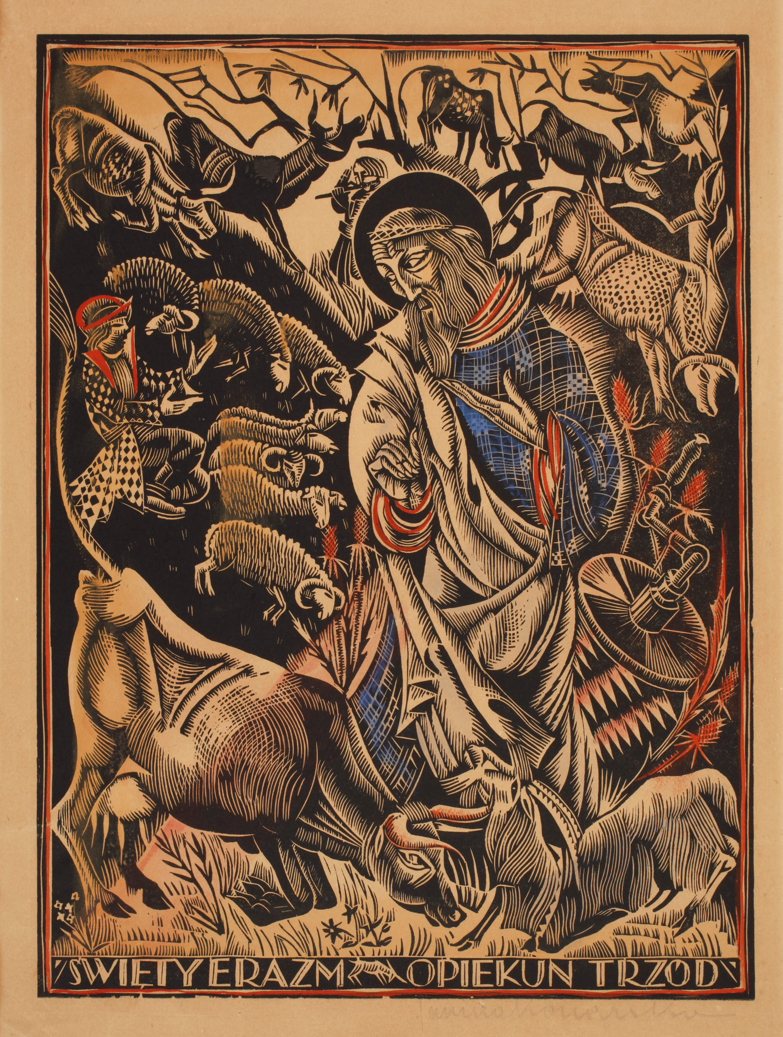 Janina Konarska-Słonimska, Der heilige Erasmus