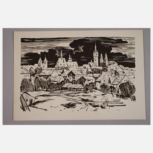 Vladimir Levora, attr., Ansicht Klatovy