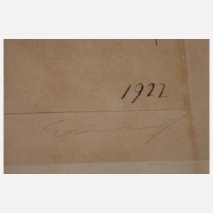 Prof. Edwin Scharff, Paar Graphiken