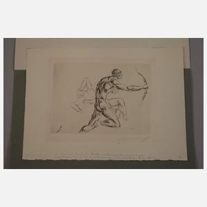 Prof. Edwin Scharff, Paar Graphiken