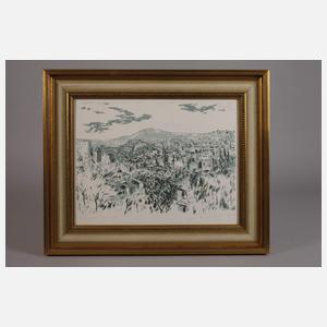 Julie Strathmeyer-Wertz, Ansicht von Stuttgart