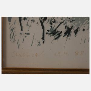 Julie Strathmeyer-Wertz, Ansicht von Stuttgart