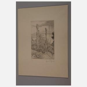 Prof. Hans Thoma, Konvolut Druckgraphik