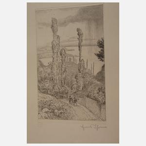 Prof. Hans Thoma, Konvolut Druckgraphik