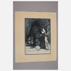 nach Heinrich Vogeler, "Weihnachten"