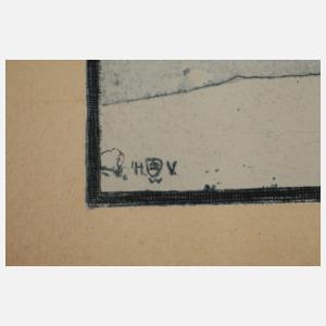 nach Heinrich Vogeler, "Weihnachten"