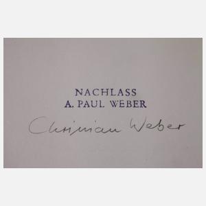 Prof. A. Paul Weber, "Da ging ihm ein Licht auf"