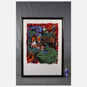 Prof. Jörg Immendorff, "3. Oktober 90"