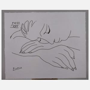 Pablo Picasso, Ruhendes Mädchen