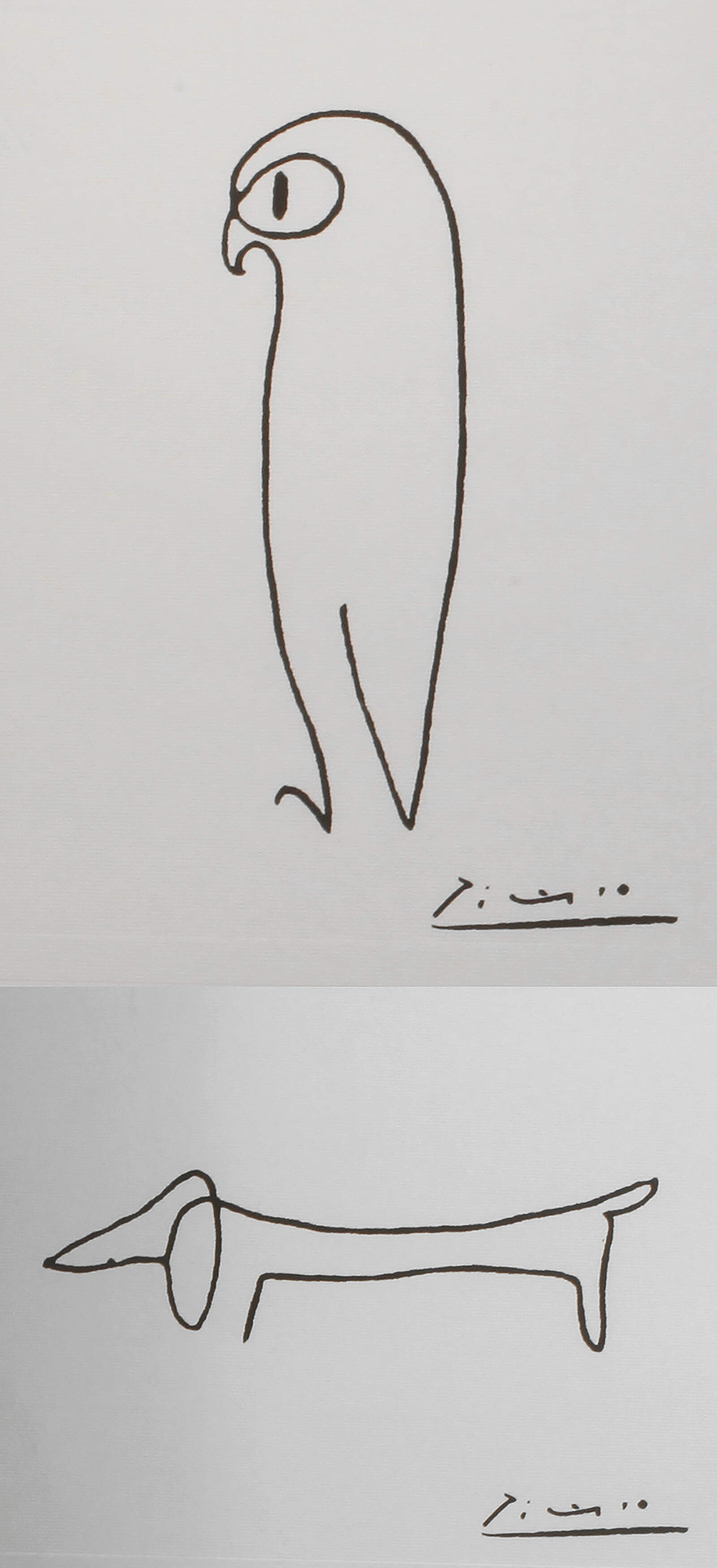 nach Pablo Picasso, Zwei Drucke