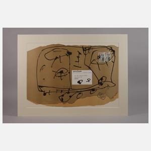 Antonio Saura, Plakat Galerie Maeght in Barcelona