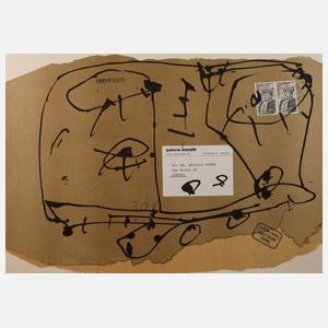 Antonio Saura, Plakat Galerie Maeght in Barcelona