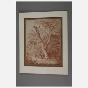 Jean-Simon Berthélemy, attr. Vier Personen im Wald