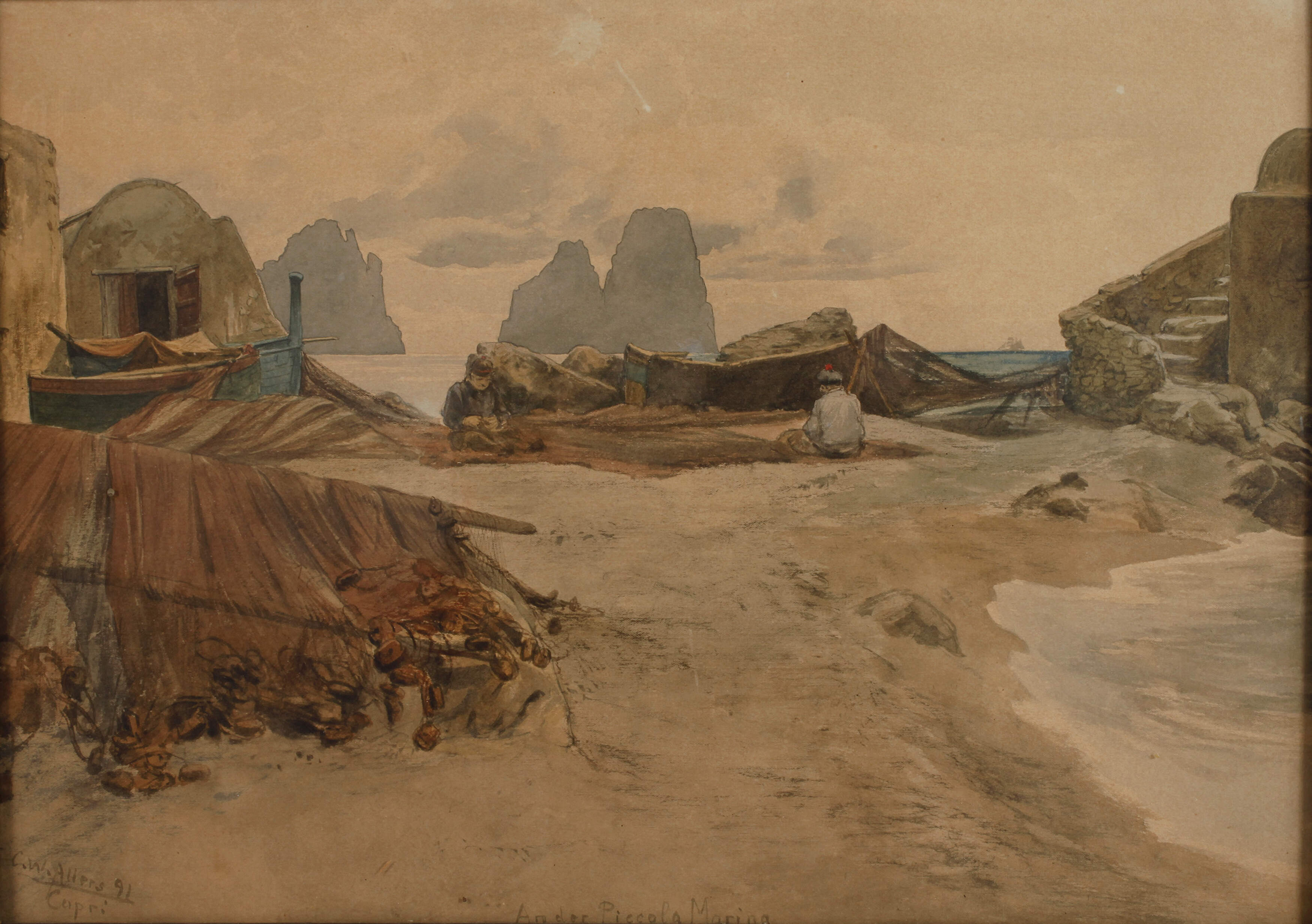 Christian Wilhelm Allers, "An der Piccola Marina"