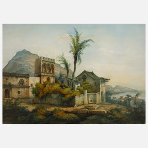 Prof. Cavallari, attr., Partie bei Palermo