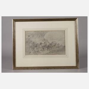 Prof. Wilhelm von Diez, attr., Lagerszene