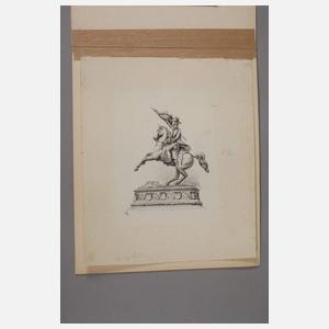 Fritz Krostewitz, Reiterbildnis Erzherzog Carl