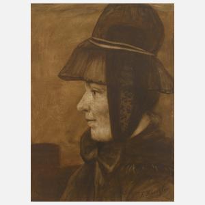 Fritz Schnitzler, Schwälmerin mit Haube