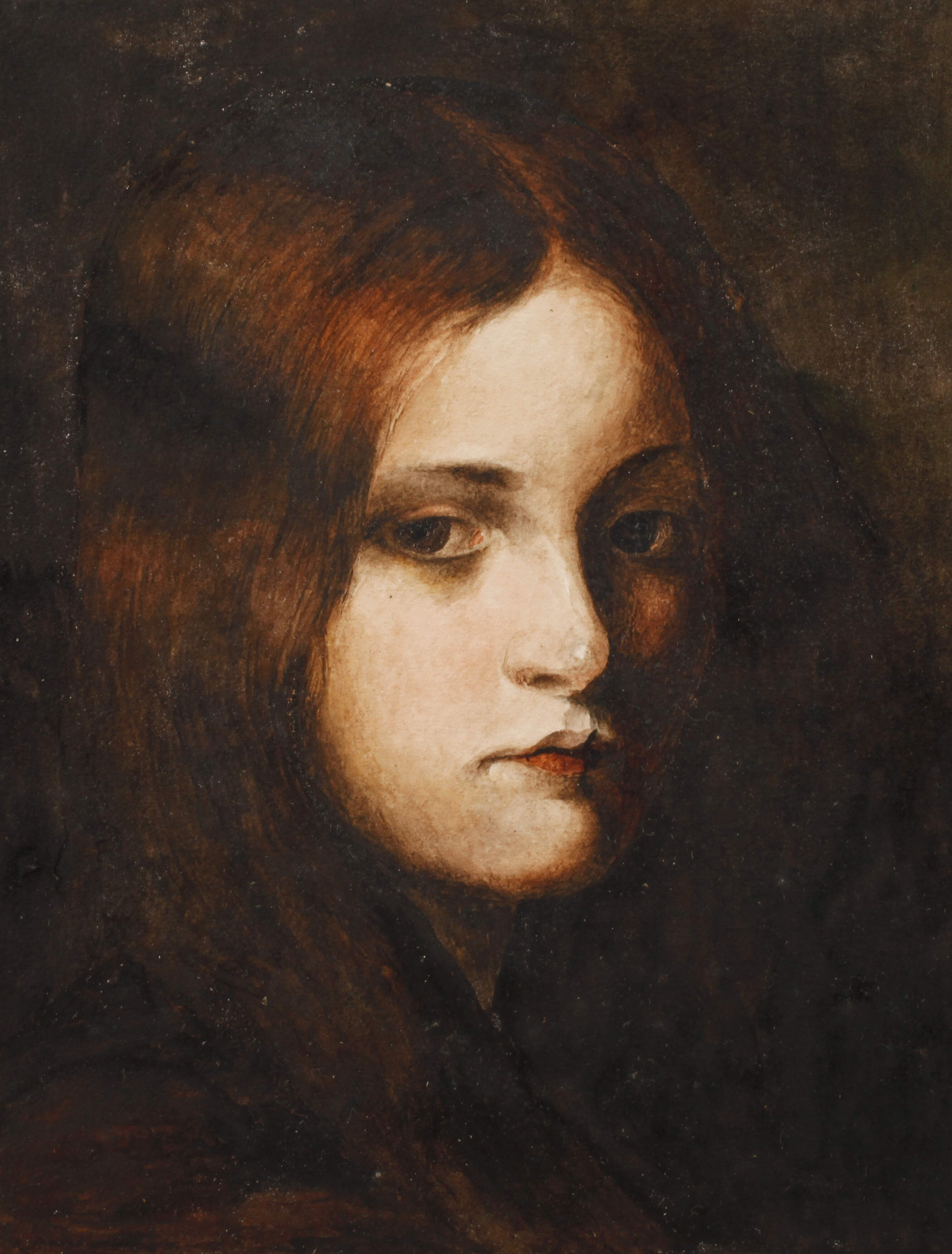 Georg Buchner attr., Mädchenportrait