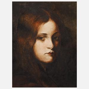 Georg Buchner attr., Mädchenportrait