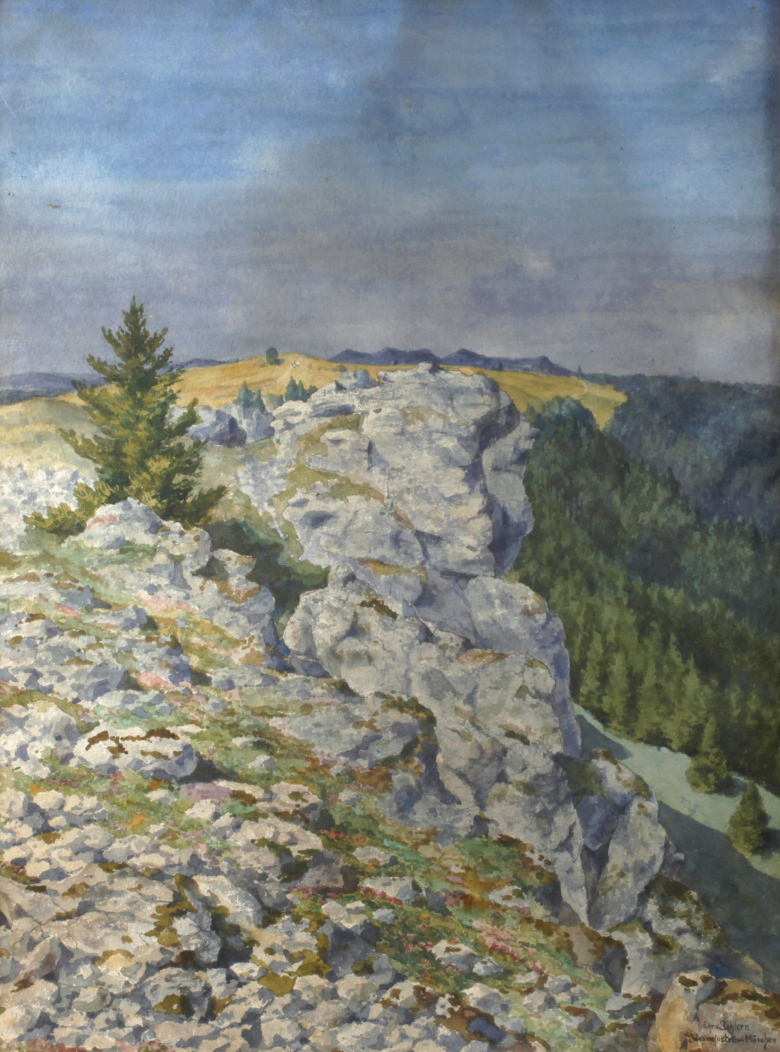 Freiherr von Fohlern, Bei Gößweinstein