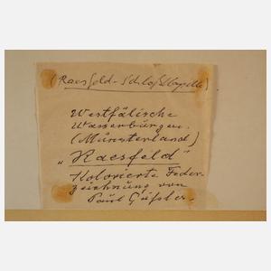 Prof. Paul Geissler, "Westfälische Wasserburgen"