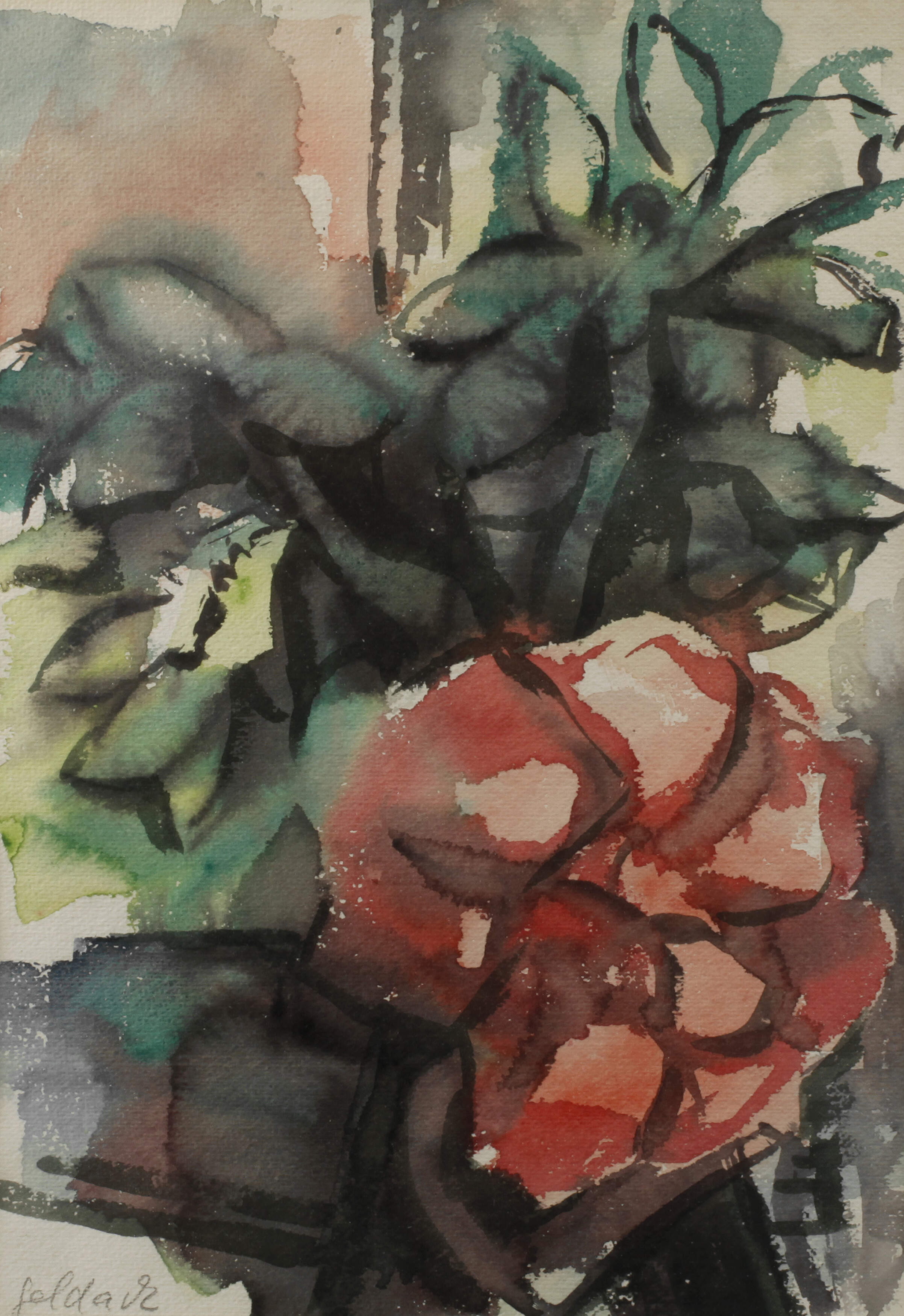 Herbert Wolfgang Goldack, Pfingstrosenstillleben