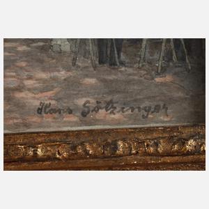 Hans Götzinger, Kramerhütte in Niederösterreich