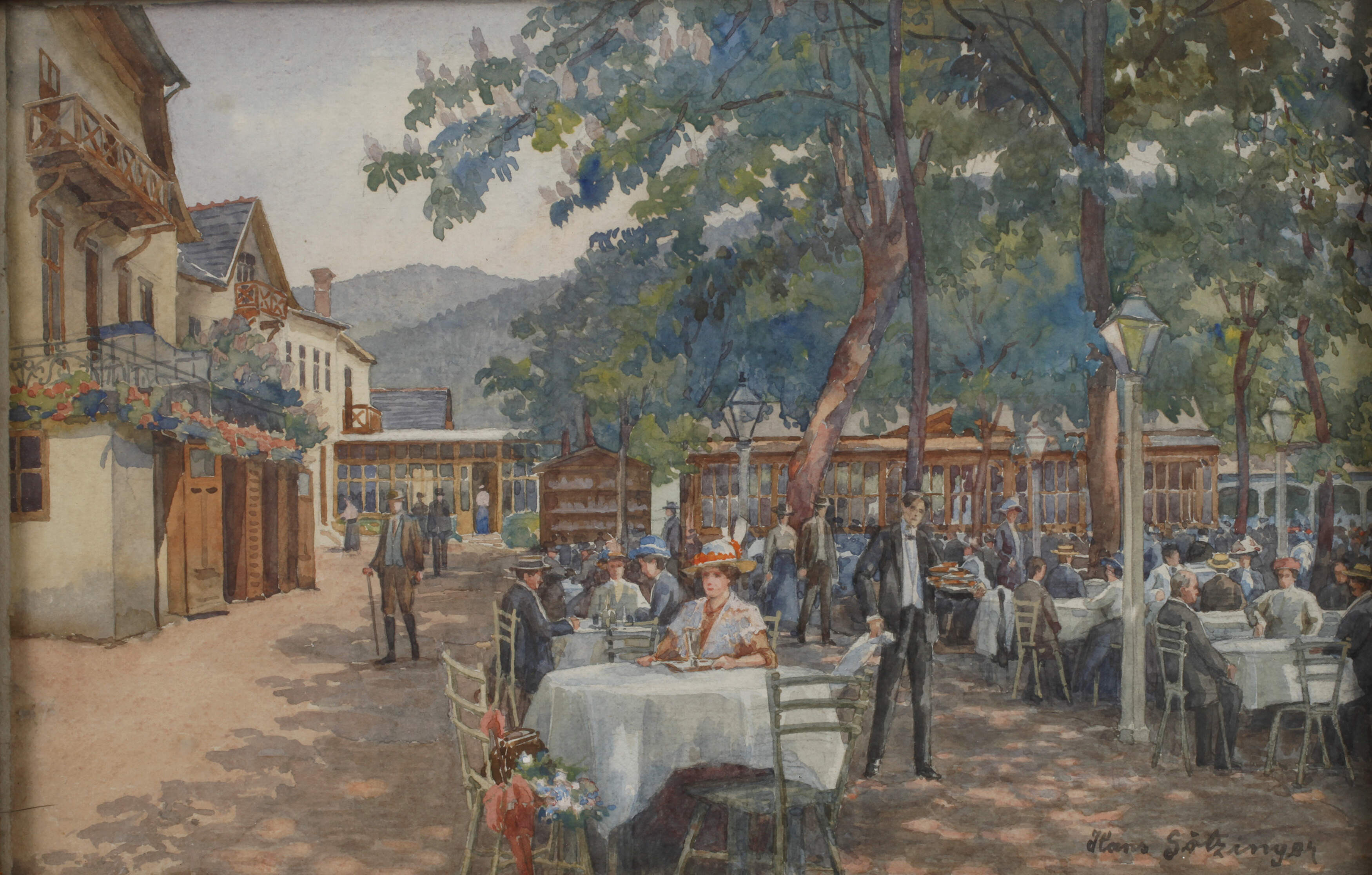 Hans Götzinger, Kramerhütte in Niederösterreich