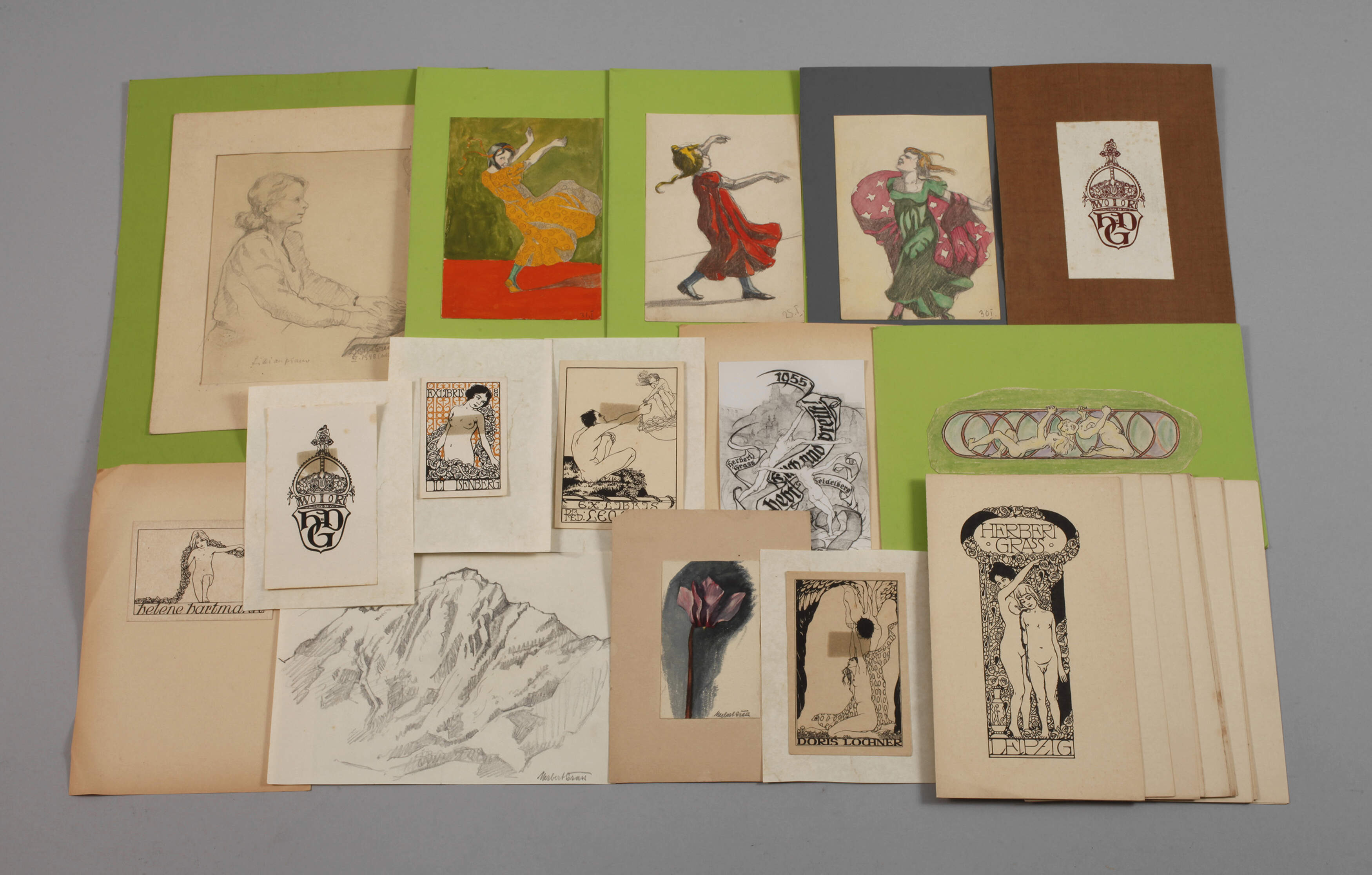 Herbert Grass, Konvolut Arbeiten