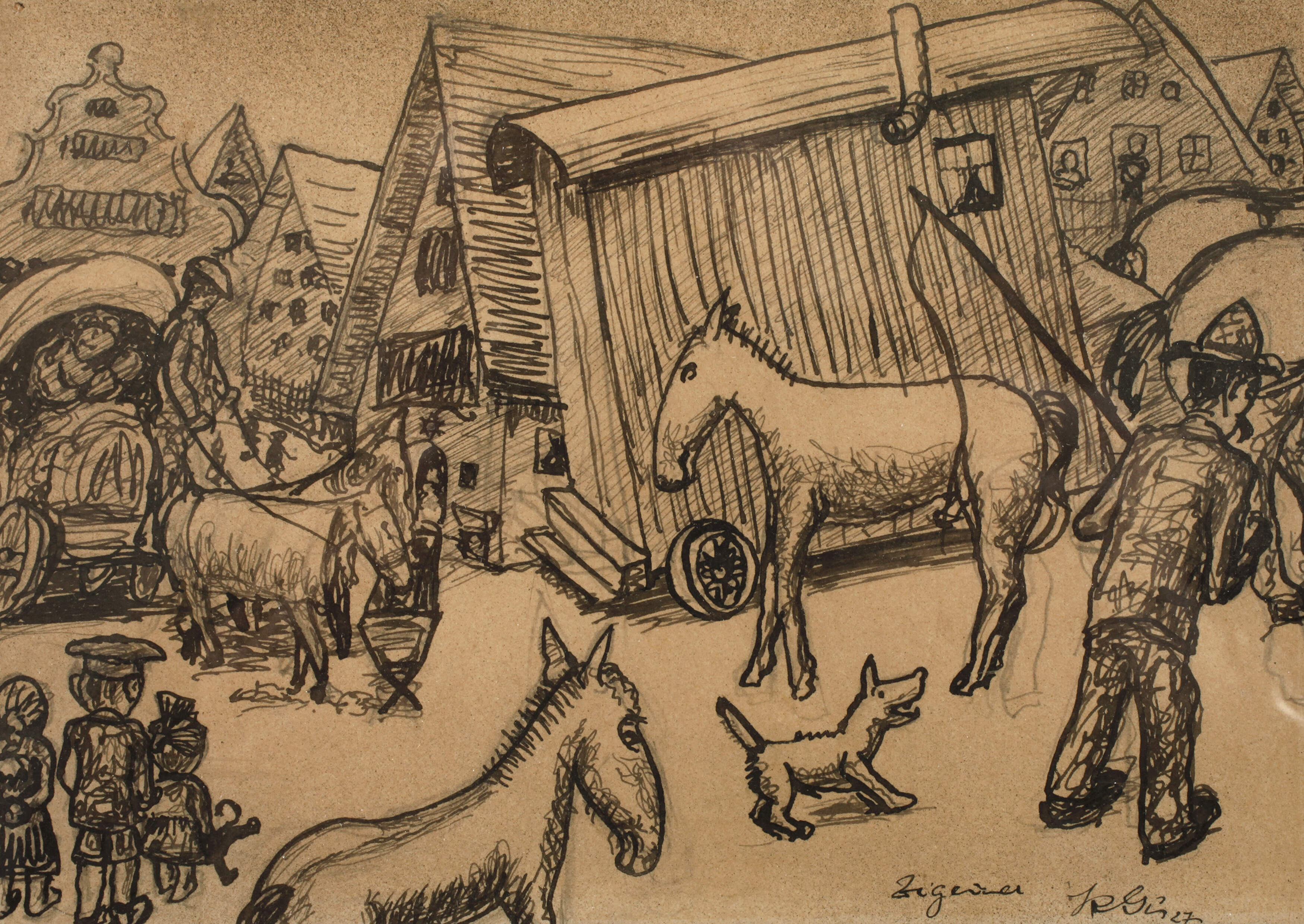 Prof. Kurt Günther, "Zigeuner"