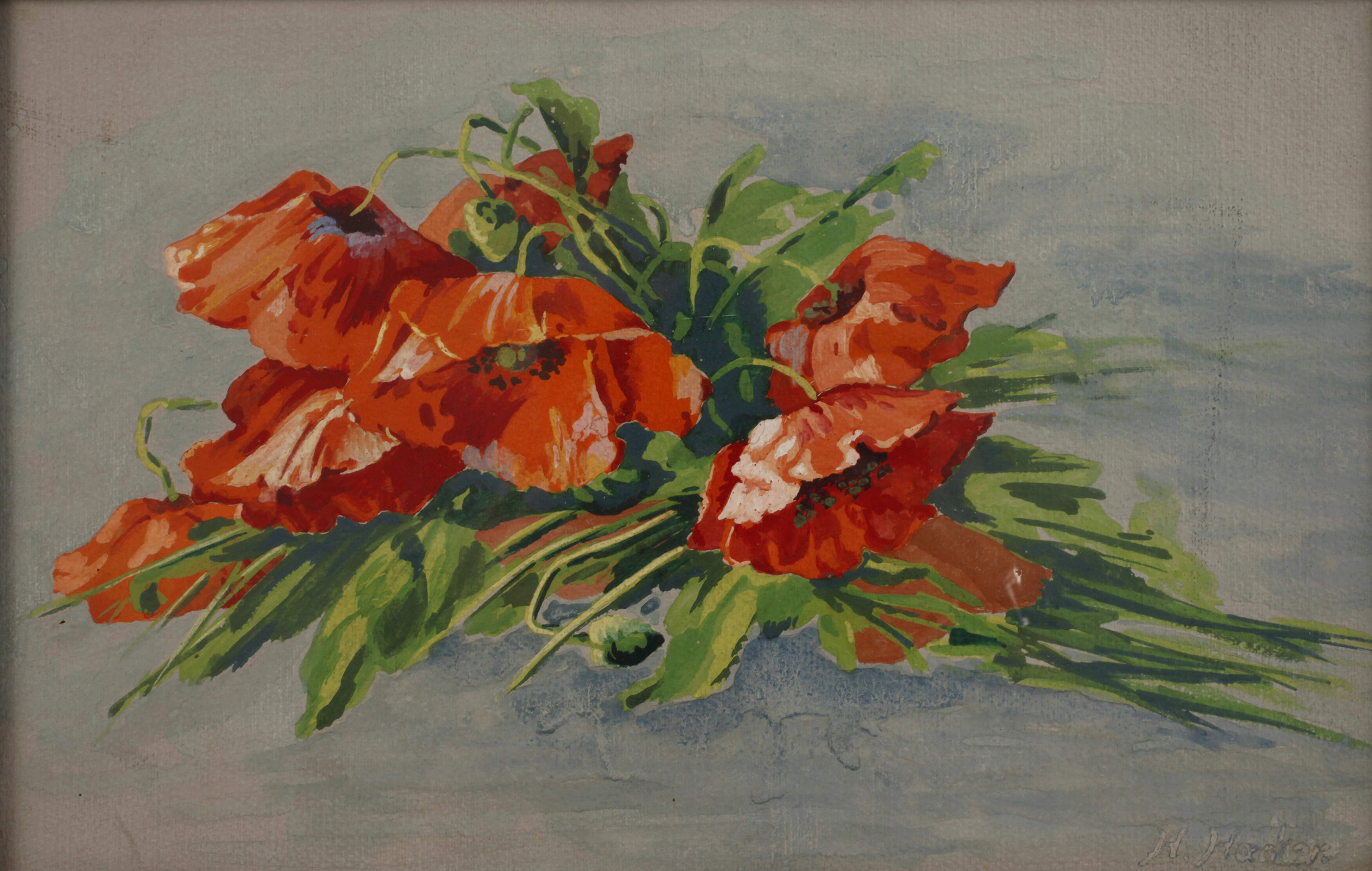H. Hacker, Mohnblumen