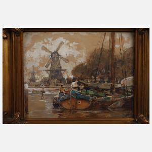 Prof. Hans Herrmann, Partie in Holland