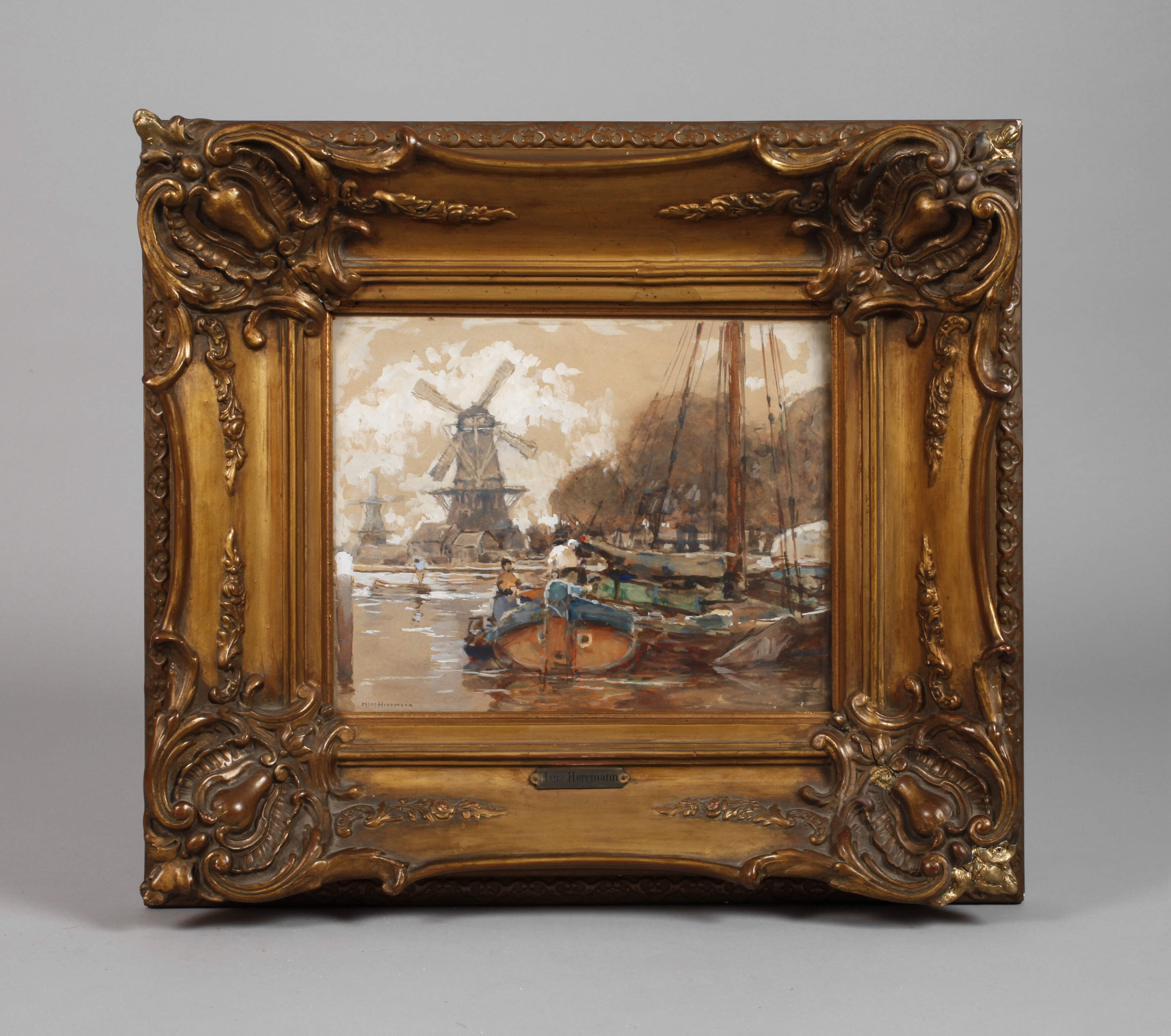 Prof. Hans Herrmann, Partie in Holland