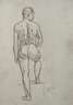 Ernst Holzhäuser, Stehender männlicher Akt