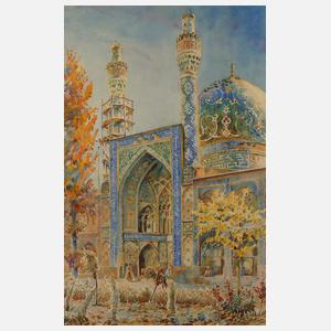Albert Hunnemann, Blick auf eine Moschee