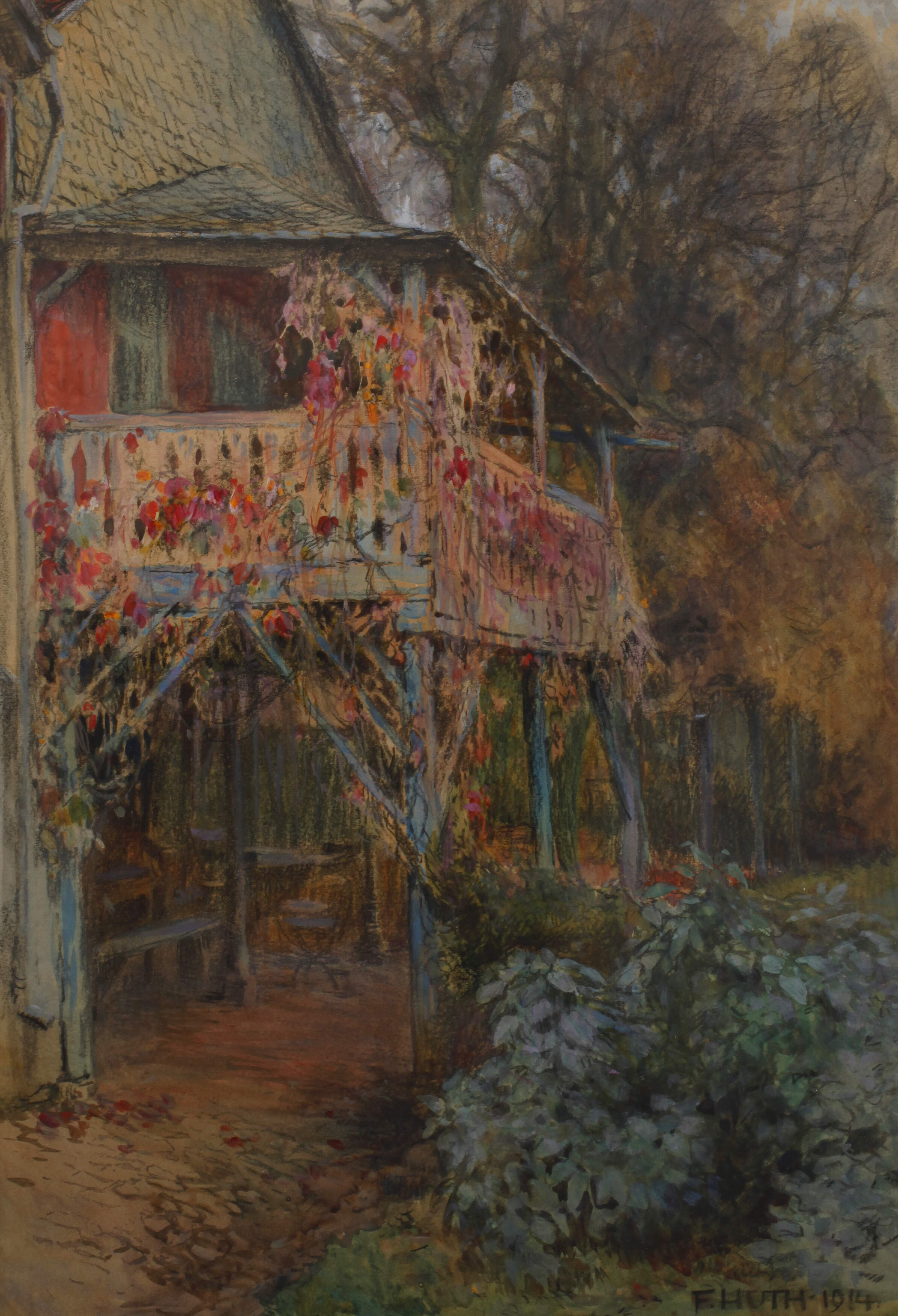 Prof. Franz Huth, An der Loggia