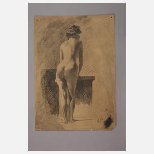 Paul Klimsch, Stehender Damenakt