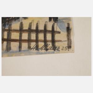 Hans Manz, Winter in Biberach an der Riß