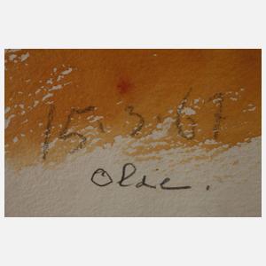 Hans Olde, Stillleben mit Gefäßen