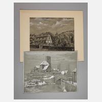 Scheffler, Zwei Zeichnungen111