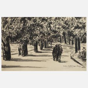 Julie Strathmeyer-Wertz, In den Anlagen, Stuttgart