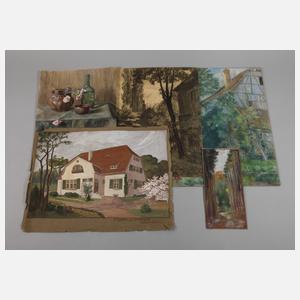 W. Tischendorf, fünf Arbeiten