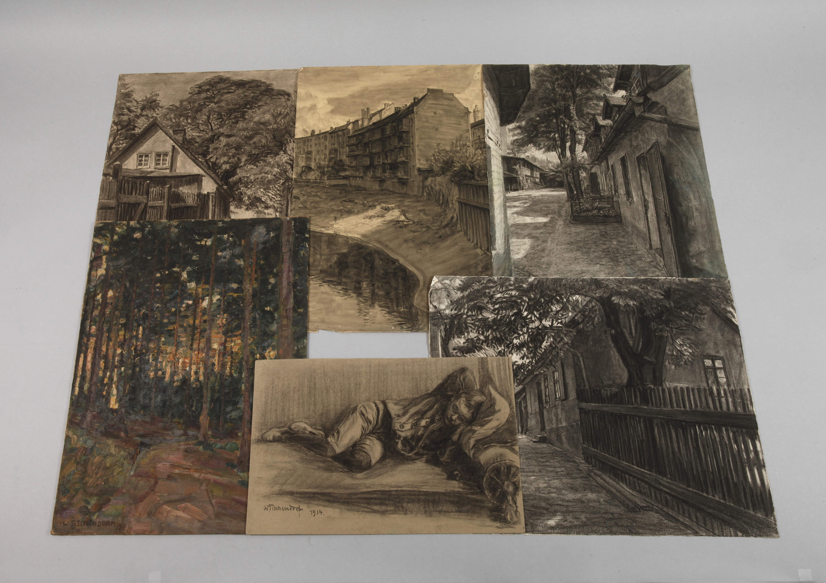 W. Tischendorf, sechs Arbeiten