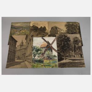 W. Tischendorf, sechs Arbeiten