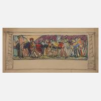 Hans Urban, attr., Freskenentwurf111