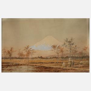 T. H. Watanaby, Blick auf den Fujiyama